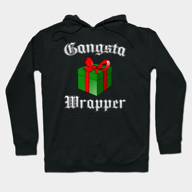 Gangsta Wrapper - Christmas Hoodie by Dopamine Creative